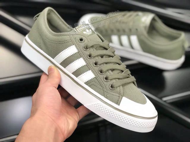 Adidas女鞋 EF1877 真標版本 阿迪達斯三葉草 半截式包膠鞋頭校園百搭休閒帆布女板鞋  hdx13335